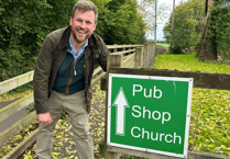 Campaigner James Wright highlights loss of jobs at the heart of village life