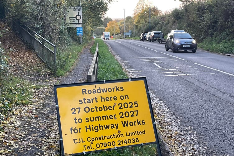 Eighteen months of Silk Mills roadworks will affect commuting into Taunton for people from the West Somerset and Wellington areas.