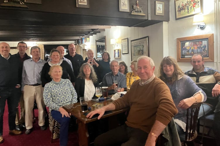 Staff of J. Gliddon and Sons Ltd were treated to a 'thank you' party in the Valiant Soldier Inn.