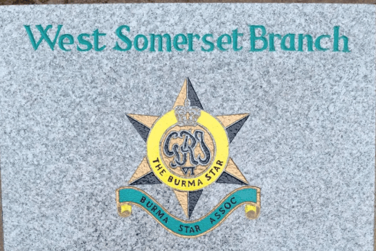 Inscriptions on Minehead's Burma Star war memorial have been repainted as part of restoration work.