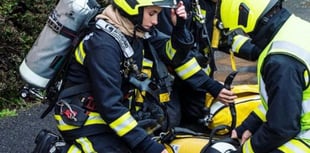 Large fire closes part of town centre