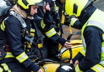 Nine fire crews mobilised as part-thatched Dulverton house catches alight