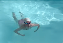 Chloe's marathon swim helping Minehead pool through the winter