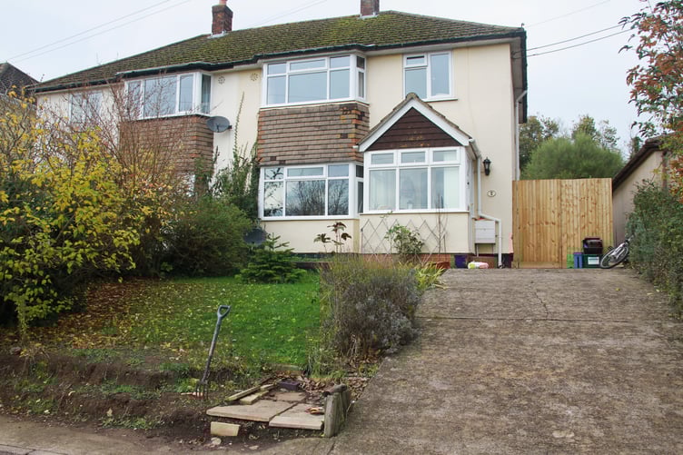 The Scott family's home in Doniford.