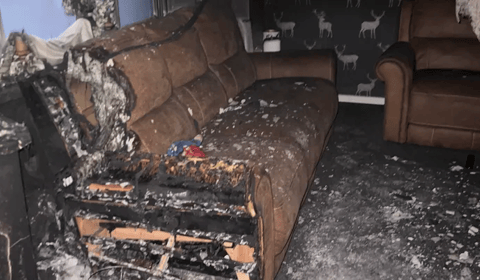 Family of five lose everything in Halloween fire