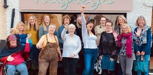 Women celebrate community space birthday