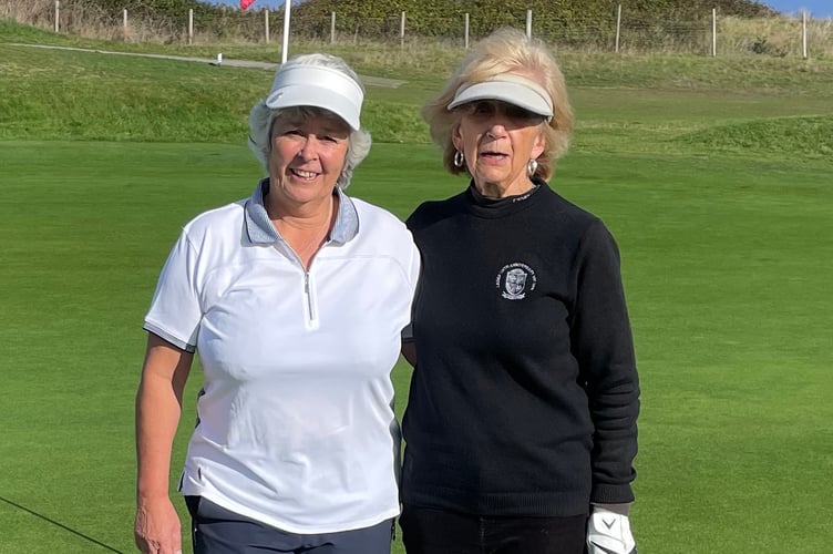 Hazel Binding and Kay Luckett Luttrell Greensomes' winners