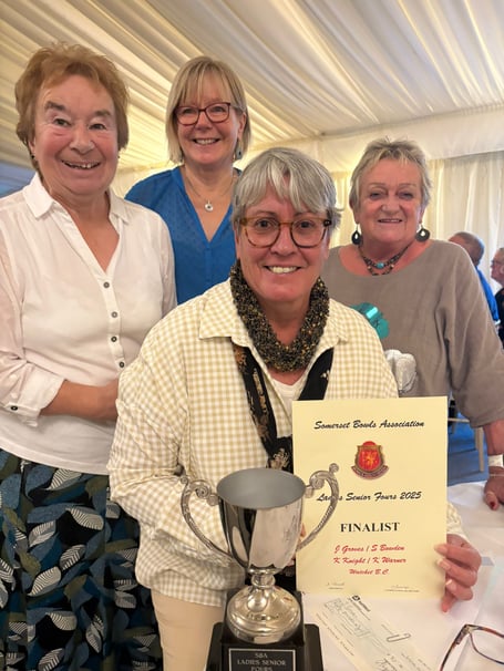 Watchet - Somerset Bowls Association Lady Seniors finalists