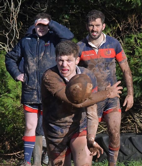 Dan Quick - in splendid form for Wiveliscombe