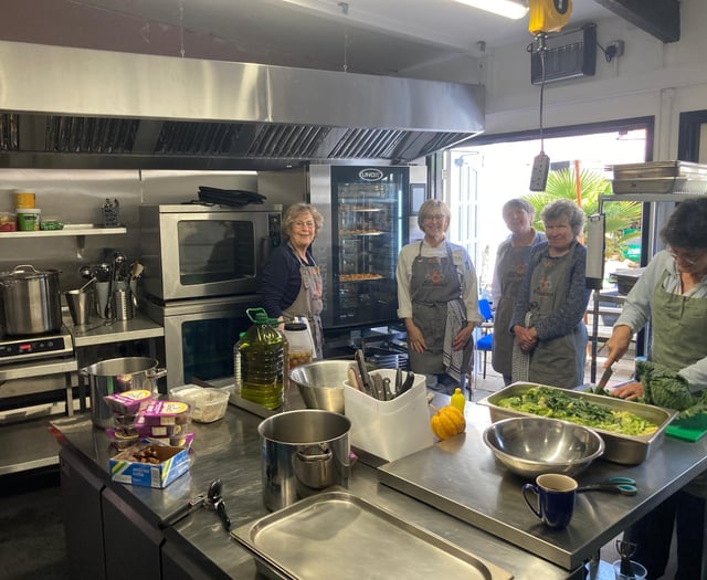 Anniversary meal for town's food charity