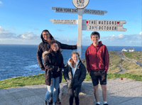 Schoolgirl goes to end of the earth for charity