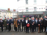 Video and photos from Remembrance Sunday