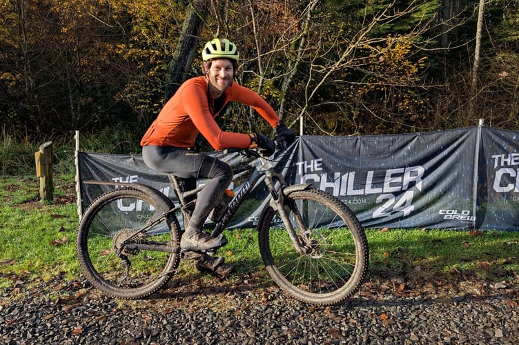 Mark Brewer at the Chiller 24hr MTB race