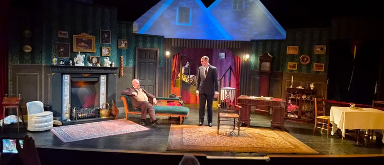 A scene from 'Gaslight', performed by Barnstormers in the Regal Theatre, Minehead.