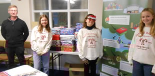 Pupils fill shoeboxes for Christmas appeal