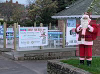 Santa fun run for hospice and Rotary causes