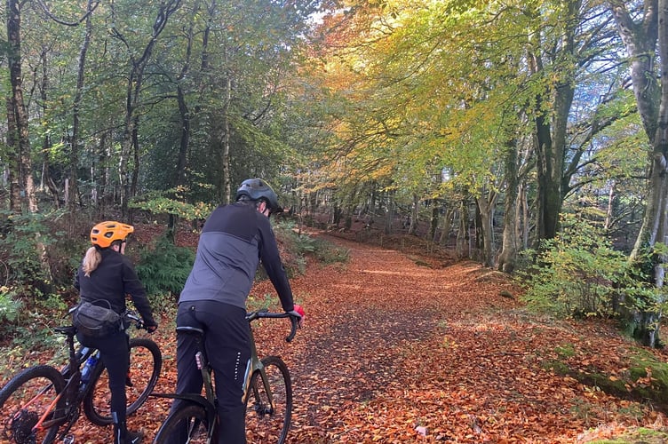 Spectacular autumn pictures of MCC members on a gravel ride