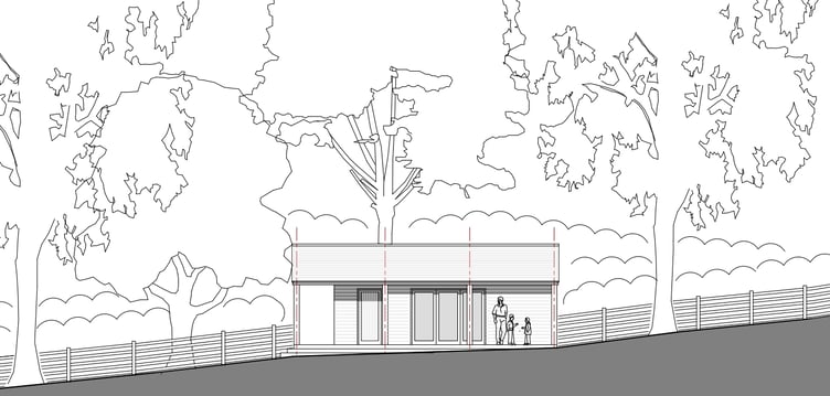 A design drawing for a new forest nursery near Stogumber Cricket Club.