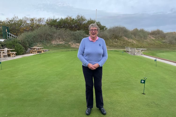 Anne Olgesby - winner of the Luttrell Cup