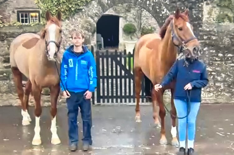 Thomas Mor on the left with Stan Dixon and Doctors Hill with Nichola Baker