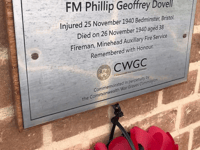 Remembering fireman killed in the Blitz