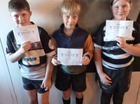 Minehead youngsters score feast of tries 