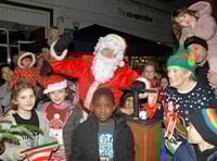 Santa stars as town's festive lights turned on