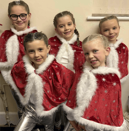 Some of the youngsters who performed in Tallulah Jayne School of Dance's Christmas showcase.