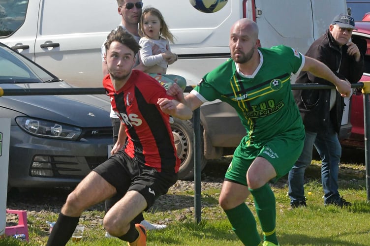 Alfie Cox (left) - sidelined until the New Year