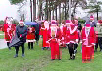 All ages join Watchet Santa fun run to support war memorial recreation ground charity