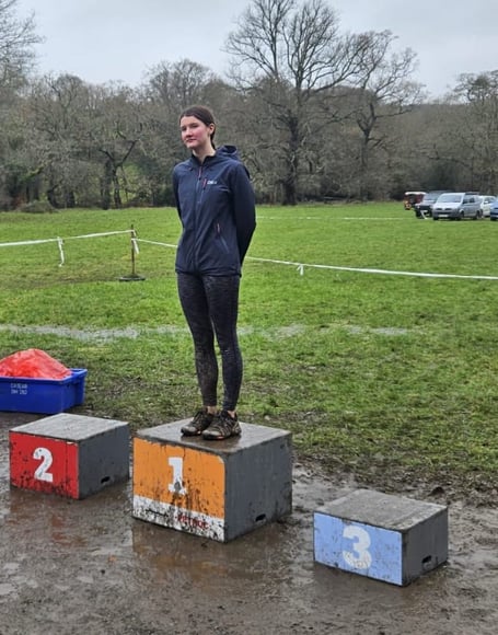 Susannah Rook - on the podium