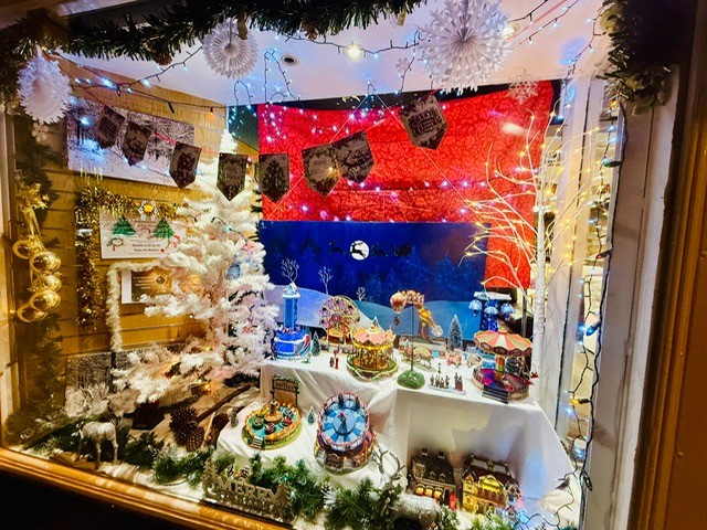It is the last Christmas this working model funfair will be on display in St Margaret's Hospice furniture shop in Friday Street, Minehead.