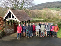 Conservation society views restored lychgate