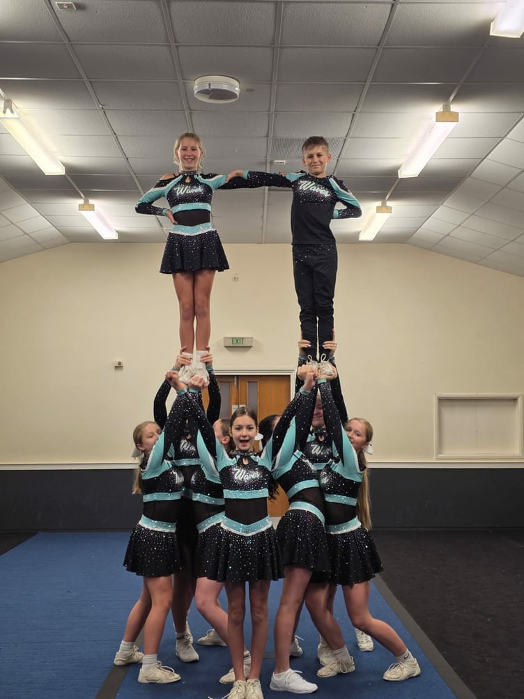 Showing off their skills are members of South West Coast Waves.