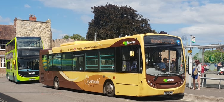 Bus services such as the No 28 between Minehead and Taunton via Watchet and Williton could be improved thanks to a large Government grant to Somerset Council.