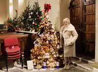 'Christmas teddy bear tree' supports cancer charity