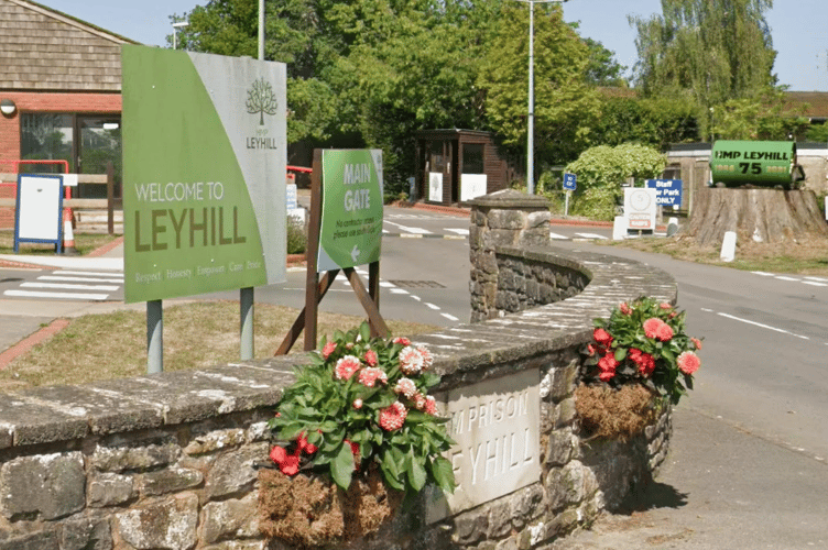 Two violent prisoners have absconded from Leyhill open prison.