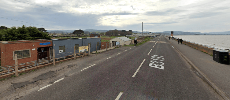 The sea front community-run toilets in Blue Anchor.