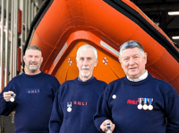 Lifeboat crews honoured for service