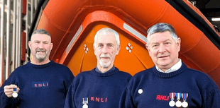 Lifeboat crews honoured for service