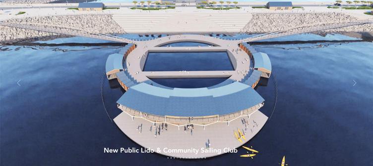 A lido and sailing club facilities are included in lavish new plans for a West Somerset Tidal Lagoon.