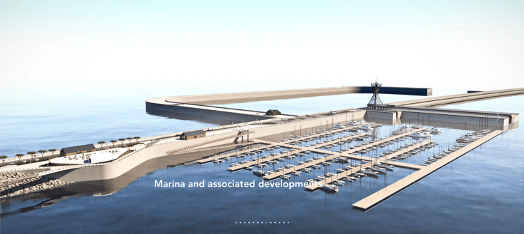 A 300-berth marina has been suggested as part of a West Somerset Tidal Lagoon project.