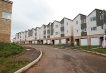 Minehead housing estate left half-built after builders go bust starting to fall down