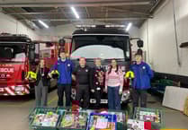 Tesco thanks West Somerset customers for helping with children's Christmas toy appeal