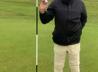 Richard Austwick holes in one at Minehead 