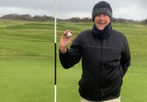 Richard Austwick holes in one at Minehead