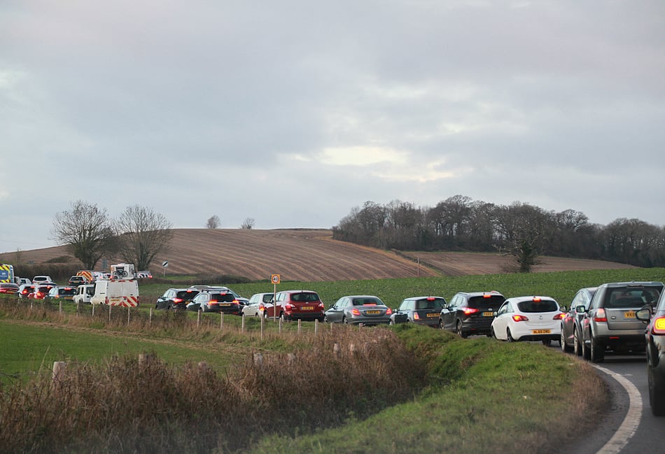 A39 traffic lights breakdown heaps on the misery