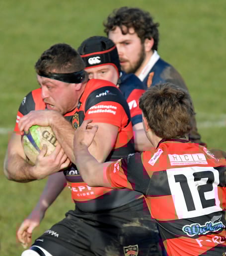 Action between Wellington and Wiveliscombe 2nd XVs' match