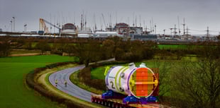 Second nuclear reactor arrives