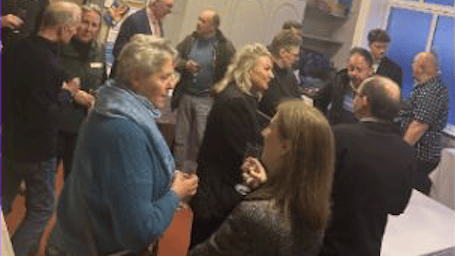 Businesses connect over breakfast